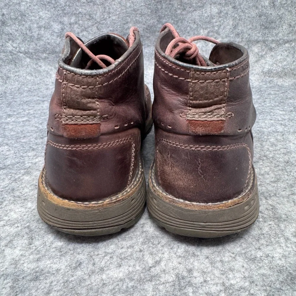 Merrell Realm Chukka Boots Mens 10.5 Brown Leather Lace Up Casual Ankle